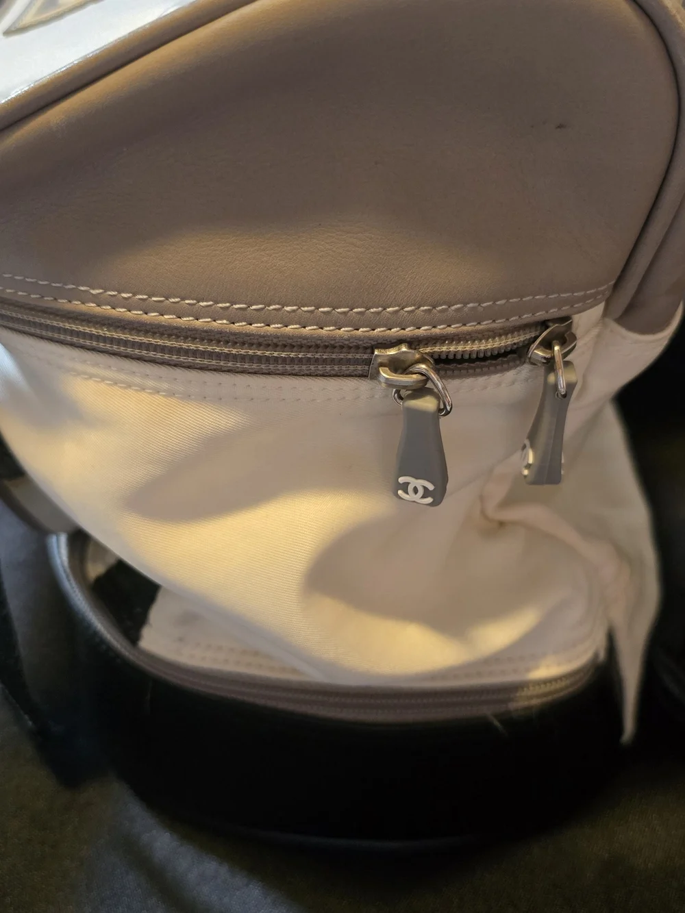 Chanel Authentic Vintage Sport Line Multi-Pocket Tiered Backpack